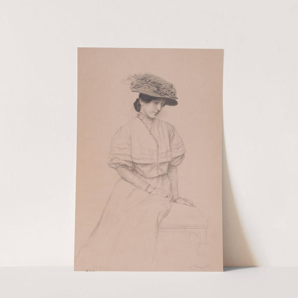 Portrait de femme by Émile Friant