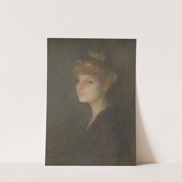 Portrait de femme by Pascal-Adolphe-Jean Dagnan-Bouveret