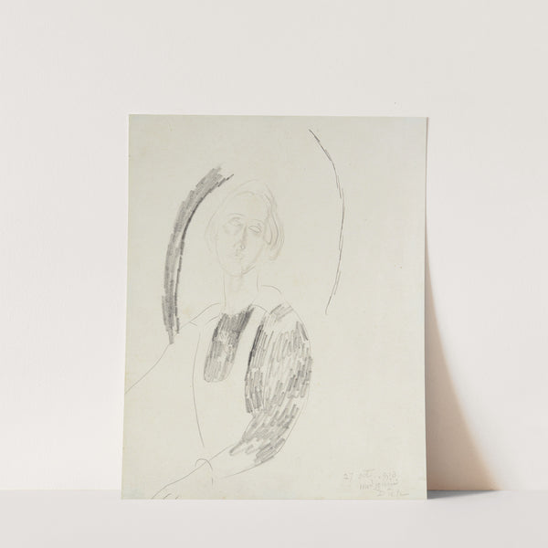 Portrait de femme (Annie Bjarne) (1918) by Amedeo Modigliani