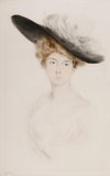 Portrait de femme au chapeau