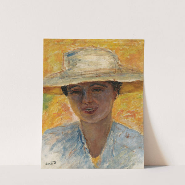 Portrait de Femme au Grand Chapeau by Pierre Bonnard