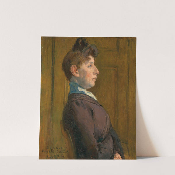 Portrait de femme de profil (circa 1897-1898) by Raoul Dufy