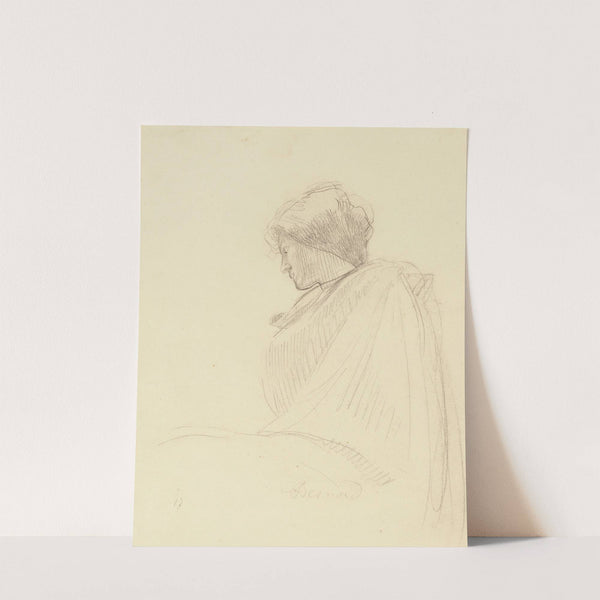 Portrait de femme de profil by Albert Besnard