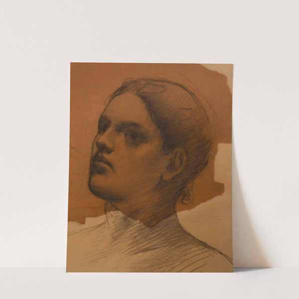 Portrait de femme de trois-quarts by Pierre Puvis de Chavannes