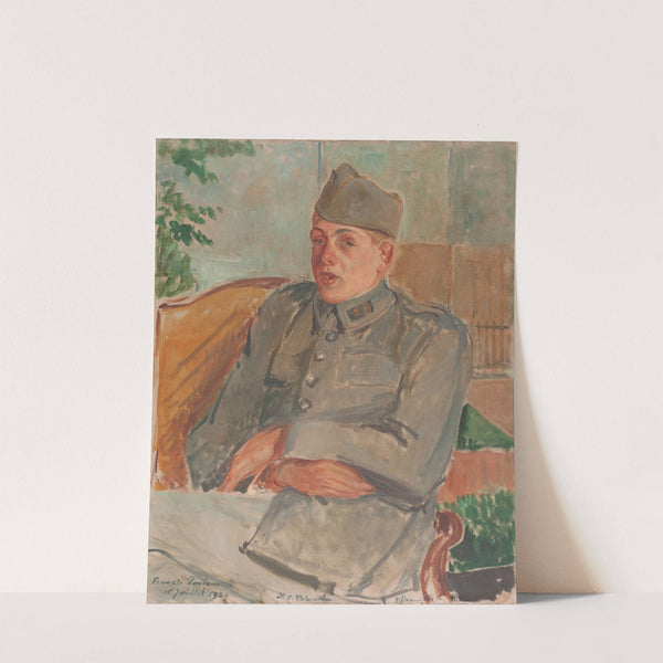 Portrait de Francis Poulenc by Jacques-Émile Blanche