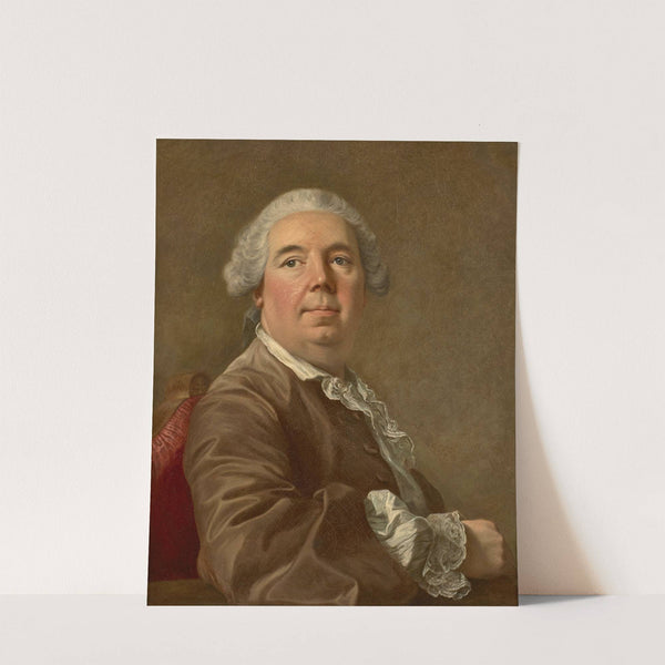 Portrait de François Louis Colins (1699 -1760), chargé de l'entretien des tableaux du roi by Louis-Michel Van Loo