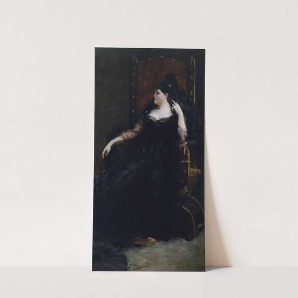 Portrait de -Gabrielle Krauss (1842-1906), chanteuse by Georges Jules Victor Clairin