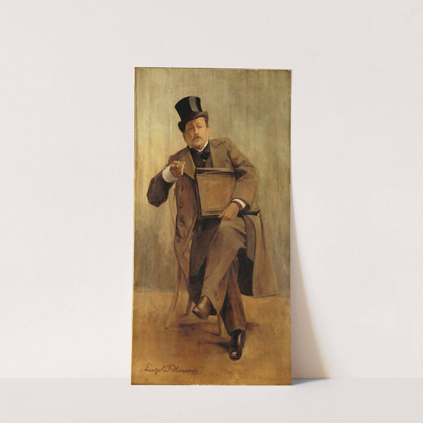 Portrait de Georges Courteline (1858-1929) (circa 1898) by Léopold Stevens