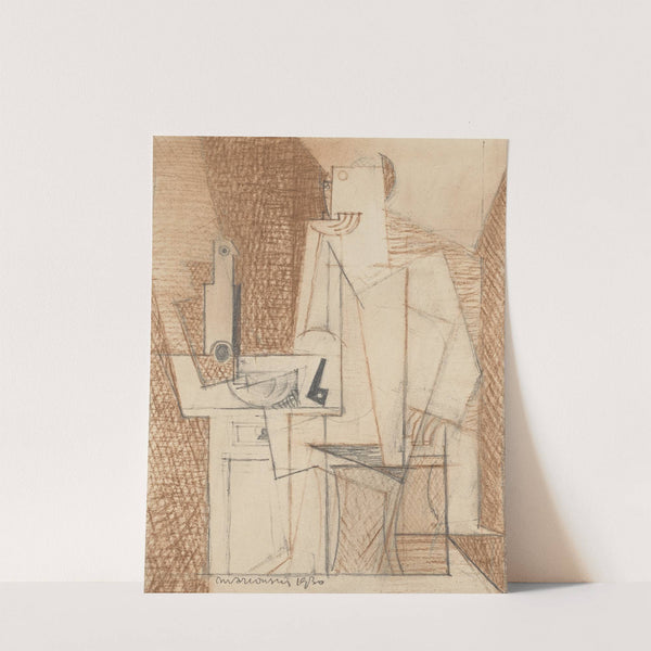 Portrait de Georges Hugnet (1930) by Louis Marcoussis