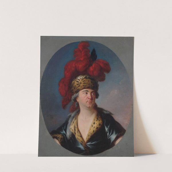 Portrait de Henri-Louis Lekain (1728-1778), dans le rôle de Gengis-Khan de 'l'Orphelin de la Chine', tragédie de Voltaire by Simon-Bernard Lenoir