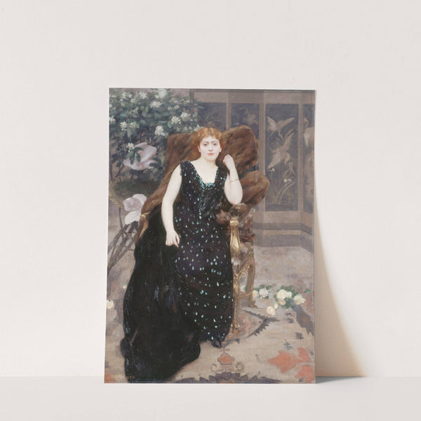 Portrait de Jane Hading (1890) by Alfred Philippe Roll