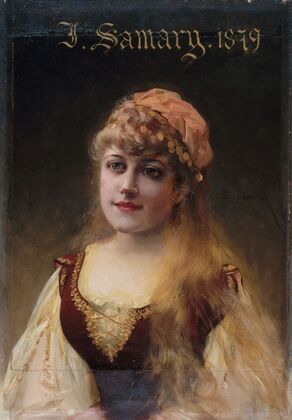 Portrait de Jeanne Samary (1857-1890), sociétaire de la Comédie-Française