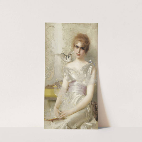 Portrait de jeune femme by Vittorio Matteo Corcos