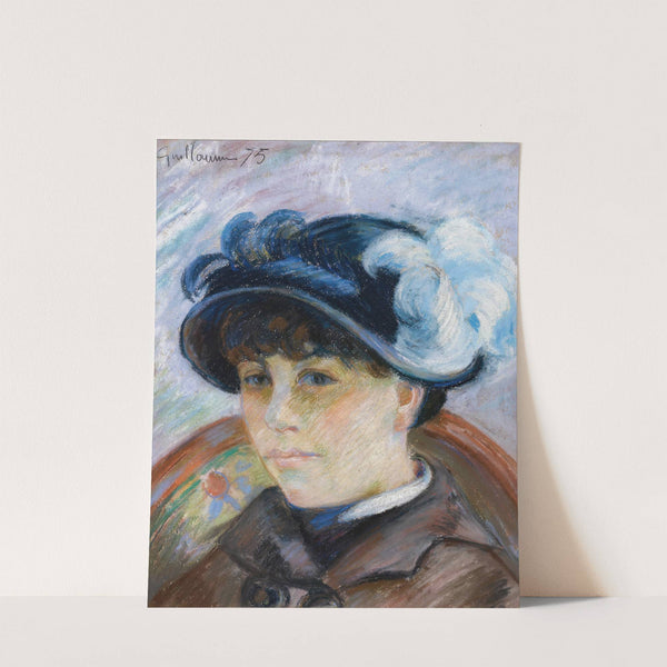 Portrait De Jeune Femme (1875) by Armand Guillaumin