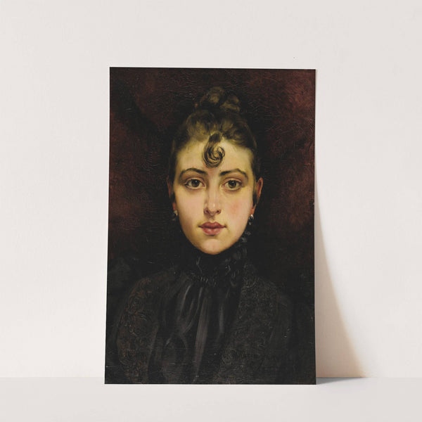 Portrait de jeune femme by François Martin-Kavel