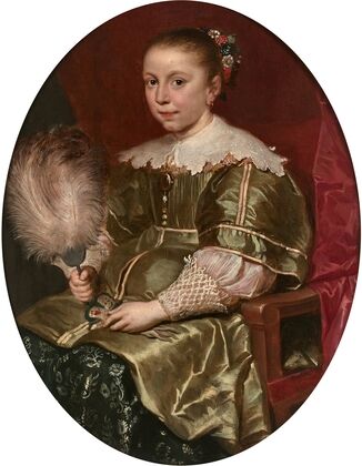 Portrait de jeune fille à l’éventail
