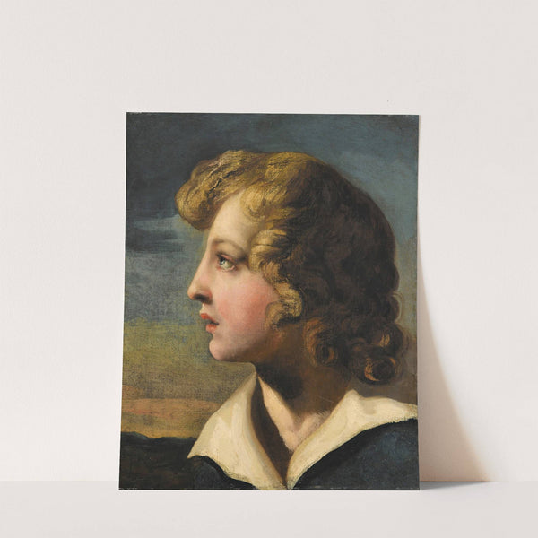 Portrait de jeune garcon de profil by Théodore Géricault