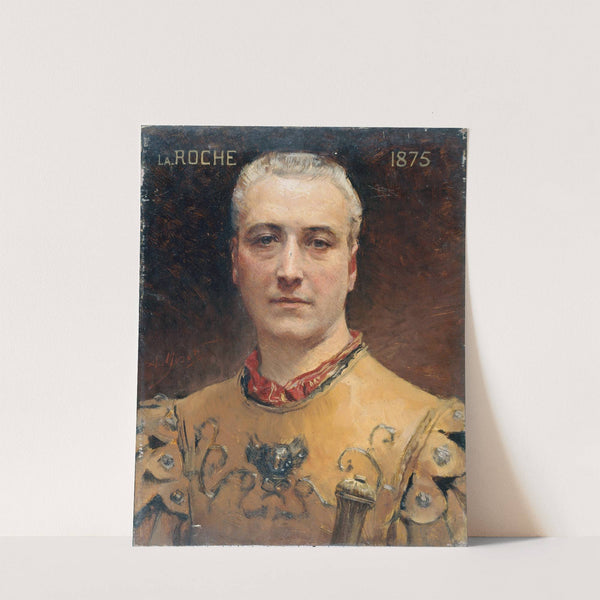 Portrait de Jules Laroche (1841-1925), sociétaire de la Comédie-Française, en costume de scène by Aimé Morot