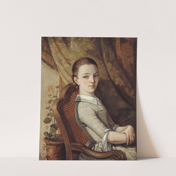 Portrait de Juliette Courbet (1844) by Gustave Courbet