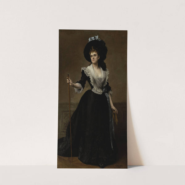 Portrait de la comtesse Edmond Récopé, née Malher by Edouard Bernard Debat-Ponsan