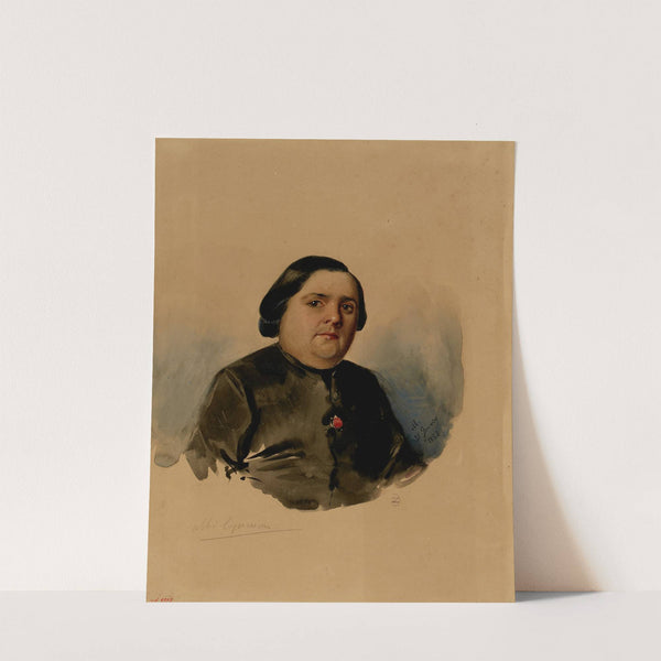 Portrait de l'abbé Coquereau. by Mathilde Bonaparte