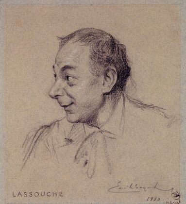 Portrait de Lassouche, acteur du Palais Royal.