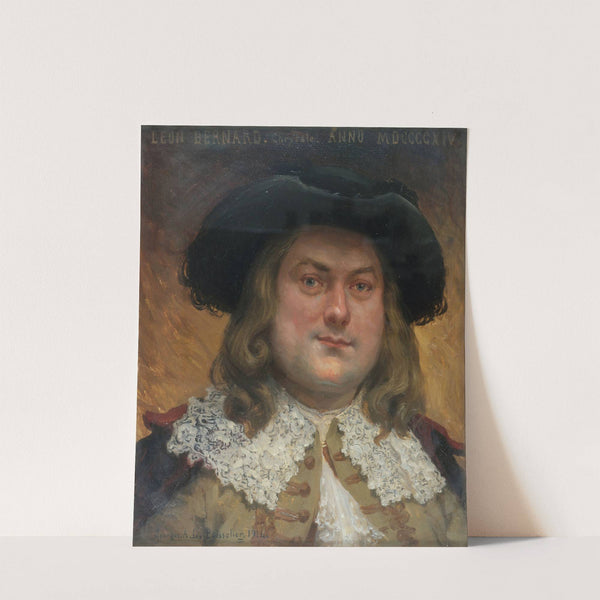 Portrait de Léon Bernard (1877-1935), sociétaire de la Comédie-Française, dans le rôle de Chrysale de “L’École des femmes” (1914) by Georges Alexandre Lucien Boisselier