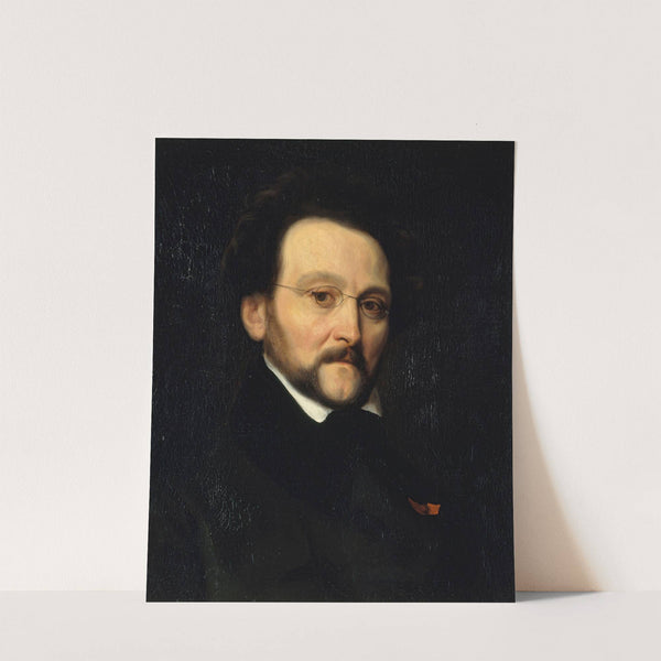 Portrait de Léon Cogniet (1794-1880), peintre by Emile Champmartin