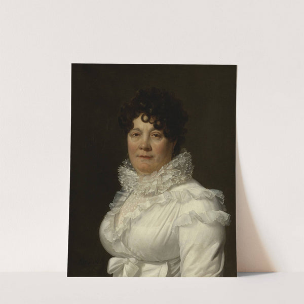 Portrait de Louise-Rosalie Dugazon, née Lefèvre (1755-1821), chanteuse. by Henri-François Riesener