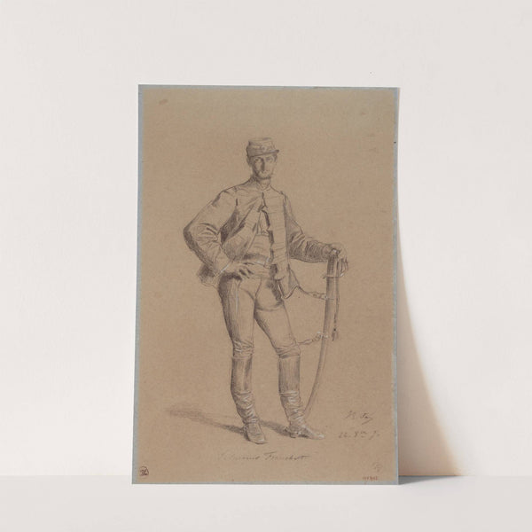 Portrait de M. Bréton pendant le siège de Paris. (1870) by Alexandre Bida