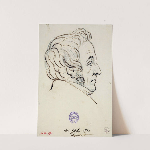 Portrait de M. Joly. by Alexandre François Baudet-Dulary