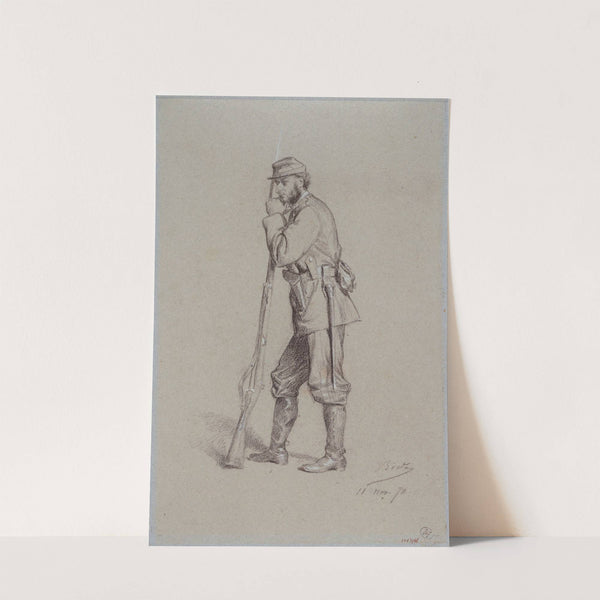 Portrait de M.P. Joanne pendant le siège de Paris (1870) by Alexandre Bida