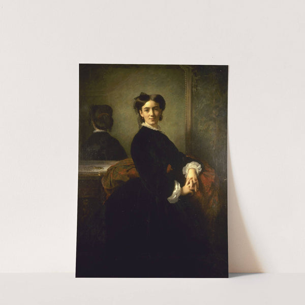 Portrait de Madame Charles Chaplin (1863) by Charles Chaplin