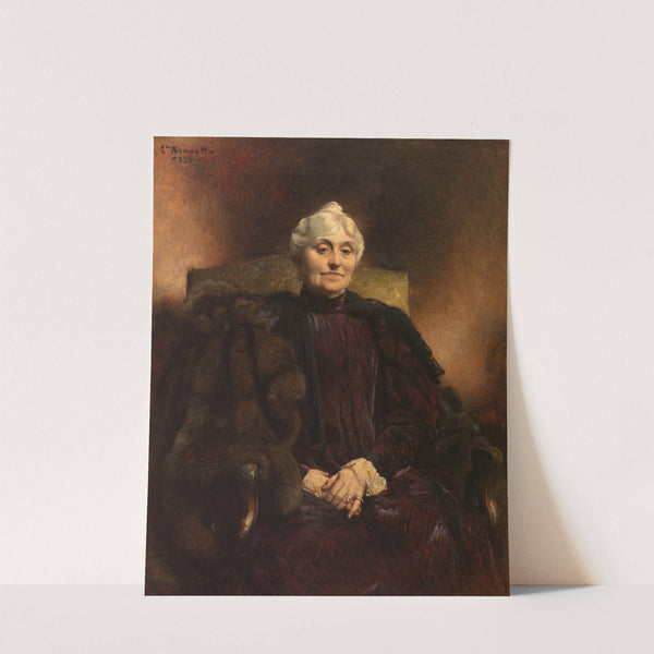Portrait de Madame Dubernet by Léon Bonnat