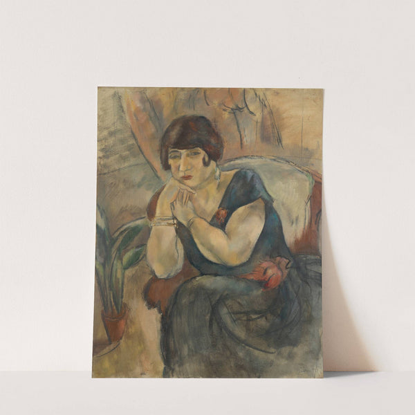 Portrait de Madame Jeanne Salmon by Jules Pascin