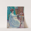 Portrait de Madame Jourdan dans son atelier (circa 1900) by Maximilien Luce