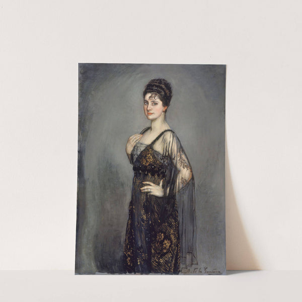 Portrait de Madame Louis Rosenau (1913) by Antonio de La Gandara