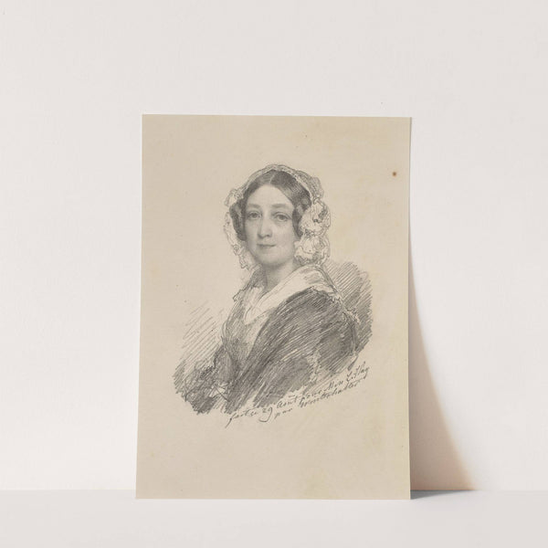 Portrait de Madame Louise Hay, Baronne Gudin by Franz Xaver Winterhalter