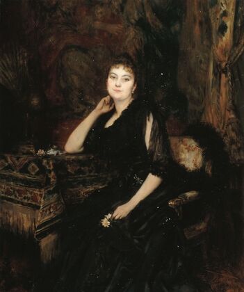 Portrait de Madame Olympe Hériot, née Cyprienne Dubernet (1857-1947)