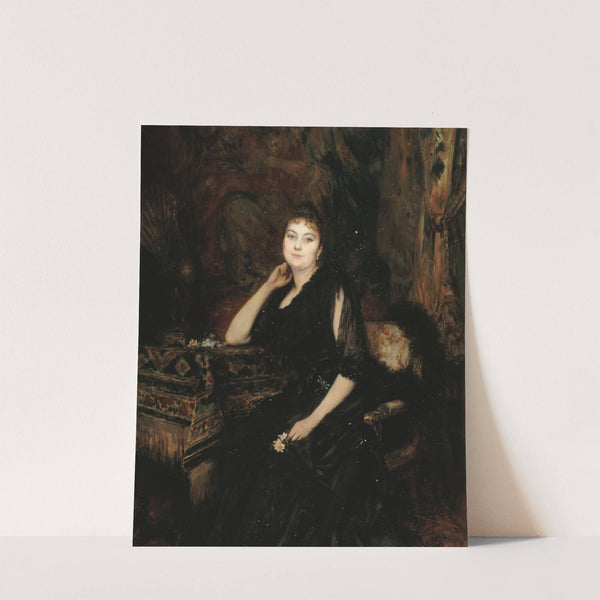 Portrait de Madame Olympe Hériot, née Cyprienne Dubernet (1857-1947) by Théobald Chartran