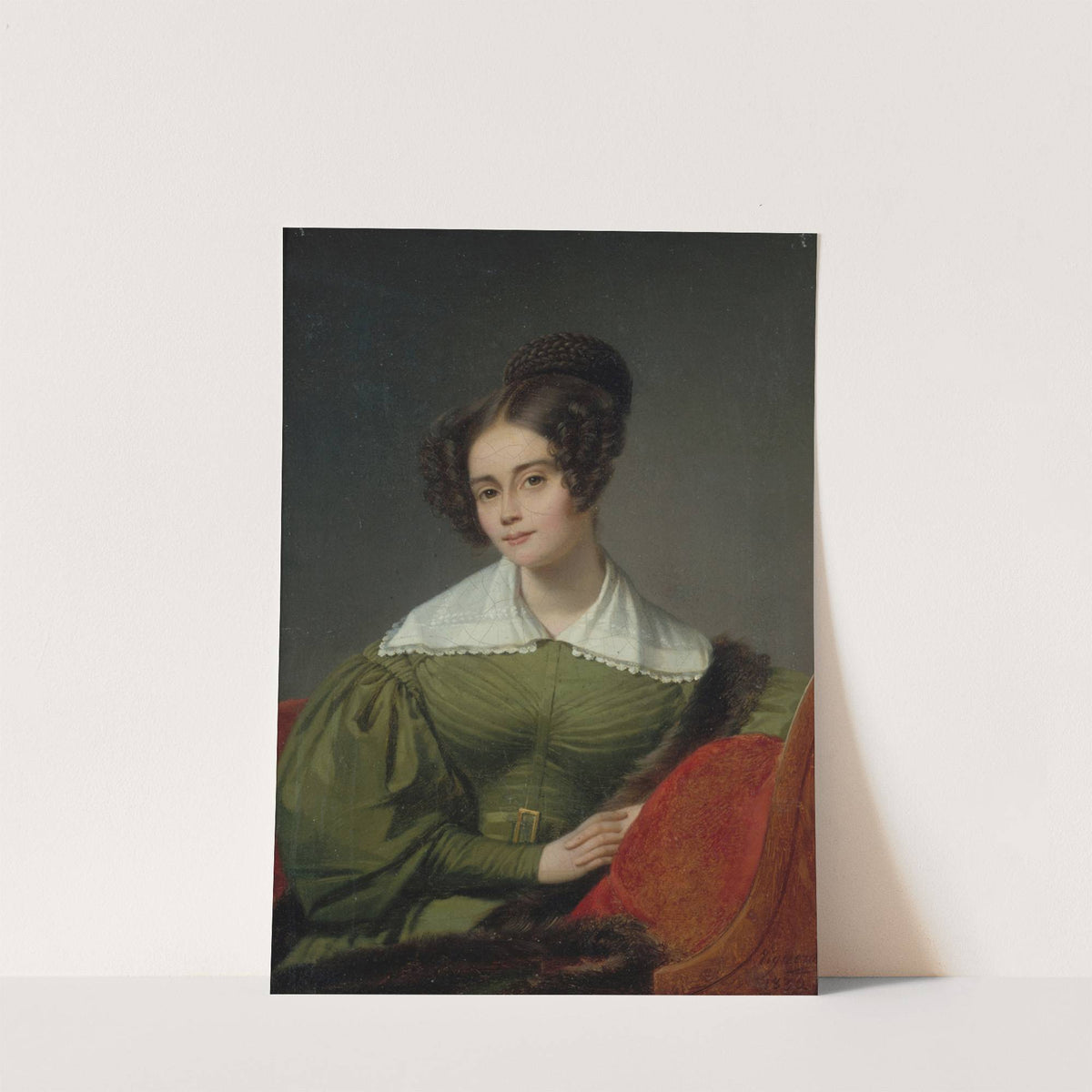 Portrait de Madame Rathelot. by Pierre Roch Vigneron