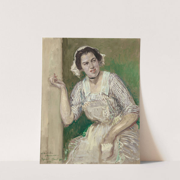 Portrait de Madeleine Pissard en Roxane (l'amour médecin) by Jacques-Émile Blanche