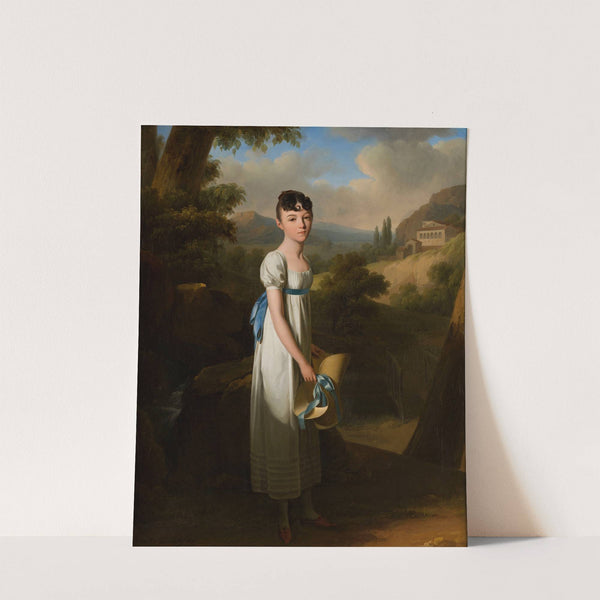 Portrait de Mademoiselle Athénaïs d’Albenas (1807) by Louis Léopold Boilly