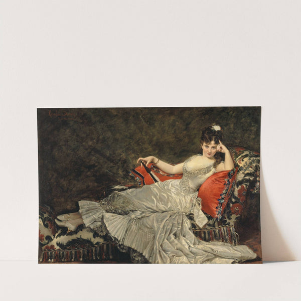 Portrait de Mademoiselle de Lancey (1876) by Carolus-Duran