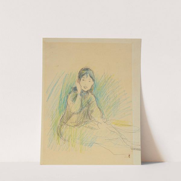 Portrait de Mademoiselle Dufour by Berthe Morisot