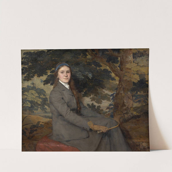Portrait de Mademoiselle Odile Chedanne, fille de l’architecte Georges Chedanne, en amazone (1911) by Adolphe Dechenaud