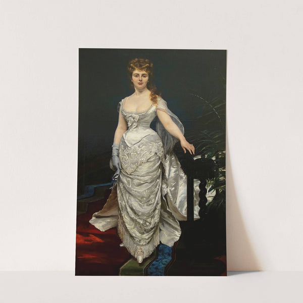 Portrait de mademoiselle X, Marquise Anforti (1875) by Carolus-Duran