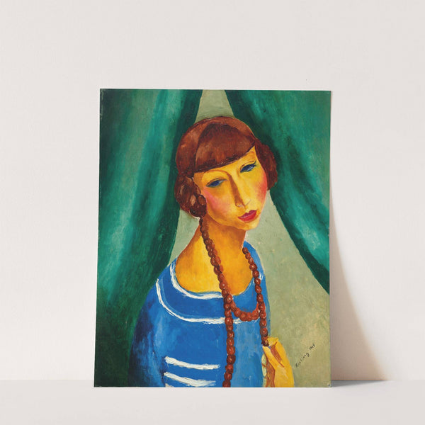 Portrait de Marguerite Gros, sœur de Mme Renée Kisling by Moïse Kisling