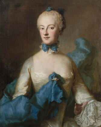 Portrait de Marie-Anne-Josèphe de Bavière, margravine de Bade