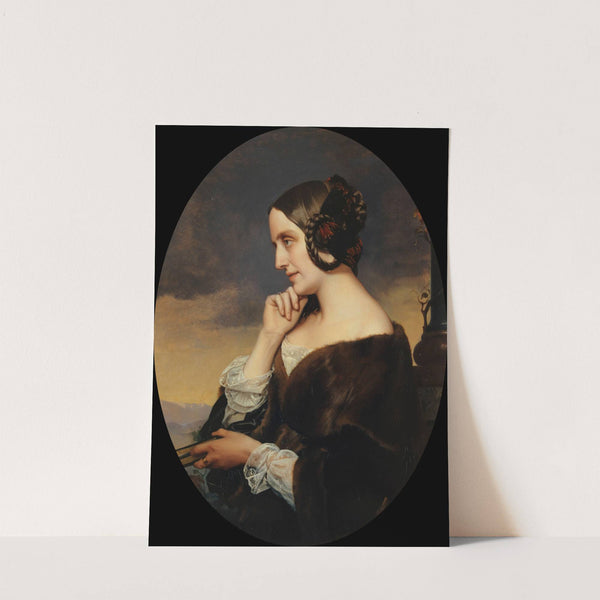 Portrait de Marie de Flavigny, comtesse d'Agoult (1805-1876) by Henri Lehmann